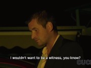 CUCK4K. Cuckold really enjoys watching how his sexy wife moans with a random guy 3/16