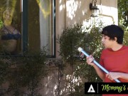 Voyeur Dude Fucks His Stepmom's Big Tits 3/16