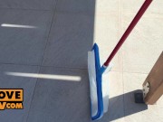 POV - MFF trio in the sun with hot sluts Kelly Aleman and Kris Vegas 8/16