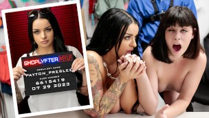 Foxy Stepmom And Step Daughter Get Caught Shoplifting Stuff In The Mall – Shoplyfter Mylf