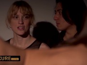 Ginebra Bellucci and Tiffanny Leiddi initiated to BDSM 16/16