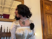 Lady Dimitrescu sucks and fucks . Resident Evil Village Cosplay Halloween 2023 9/16