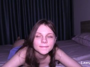 Hooking Up At The Beach - Cutie Makes Him Cum THREE TIMES ! 5/16