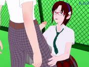 Mari Illustrious Makinami and I have intense sex on the rooftop. - Neon Genesis Evangelion Hentai 1/16