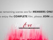 AGEDLOVE Sara jerks and sucks Sam's huge cock with her small hand and small mouth 9/16