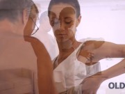 OLD4K. Evelyn Neill chooses experienced boss as lover for today 9/16