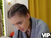 VIP4K. Guy puts his new masturbator toy aside and fucks teen till creampie 10/16