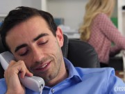 Big Sausage Pizza From The Horny Delivery Guy Results On Hot Oral Before He Give Latina His Sausage! 3/16