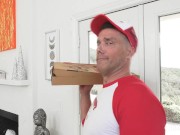 Big Sausage Pizza From The Horny Delivery Guy Results On Hot Oral Before He Give Latina His Sausage! 5/16