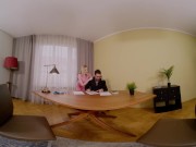 Office Sex with a Blonde Girlfriend 2/16