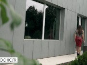 Two super hot brunettes share 2 men 1/16