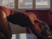 WOWGIRLS Gorgeous Ukrainian model Alissa Foxy slowly taking off all of her clothes in front of the camera 2/16