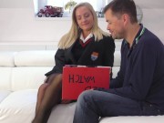 Never Enough Cowgirl For Uniformed Blonde Sicilia And Her Horny Teacher! 5/16