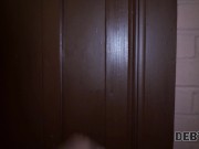 DEBT4k. Maria Hurricane with blond hair drilled by collector with fat dick 2/16