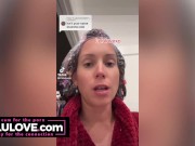 Babe giving dick rate, driving naked, nude in public, upskirt pussy in car, candid behind the porn scenes vlogs - Lelu Love 14/16