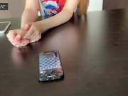 Step sister lost at chess and got a double load in her pussy 2/16