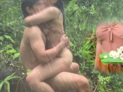 Mushroom Foraging - Pinay Sex in the Pouring Rain ASMR