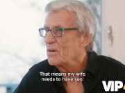 VIP4K. Cuckold doesn't disturb his wife with huge breasts from cheating 6/16