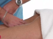 Visit in parlor ends for Asian chick with sex and creampie 5/16