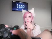 Bitch fucks my dick while I play Genshin Impact - pinkloving 💖 7/16