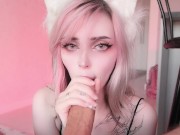 She loves cock so much she wants to suck it and put it in her mouth all the time - pinkloving 💖 12/16