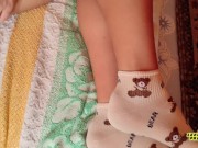 Woked a sweetly teen bb up with my fat stone morning dick and made cum after a big load 1/16