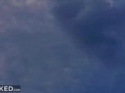 BLACKED Thirsty Blonde Britt deep throats Isiah's thick BBC 1/16