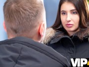 DEBT4k. Debt collector pulls out boner to sex black-haired debtor