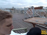 . Brunette beauty agrees for sex with stepbrother to keep him silent 6/16