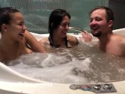 Lucky Guy Gets Blown By Two Brazilian Bombshells - Lustery 1/16