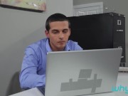 WHYNOTBI - Girl Boss Ella Reese Demand Her Employees Mason Lear & Bentley Layne To Fuck Her 1/16