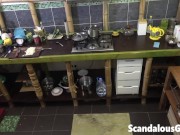 My ex loved walking naked in the house especially in the kitchen 5/16