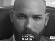 Hot MILF Izzy Mendosa Seduces Bald Big Dick Stud In His Office - LETSDOEIT 2/16