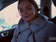 DEBT4k. Debtor with pretty face and tits enjoys sex with loan shark 5/16