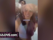 Babe spreading & puckering asshole & pussy, behind the porn scenes at nudist resort outfits & costumes & more - Lelu Love 10/16