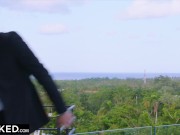 BLACKED Hot blonde creampied by black cock 4/16