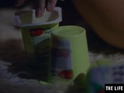 Gorgeous girl daydreams about her lover as she masturbates 8/16