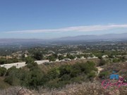 Behind the scenes kicking it with Macy Meadows drive and touching her feet and pussy 1/16