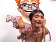 Riding with Clara Trinity: Petite Teen gets Big Dick Pounding on PornDudeCasting Couch! 12/16