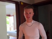 Хуястий Незнайомець з Вулиці Допоміг Кінчити Тричі в Хостелі😏 - Bunny Rabbits 3/16