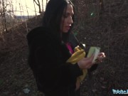 Public Agent Hot MILF from Italy masturbating in a public place 6/16