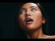 Possessed May Thai suck milky boobs of Rae Lil Black 9/16