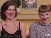 Ersties - Emma K und Amanita haben intensiven Spaß mit Dildo 6/16