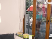 Horny Chicks Alexis & Katy Hot Fuck With Stepdad In Their Tight Pussies - LETSDOEIT 4/16