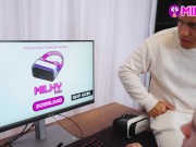 I found a realistic video game where there is a big ass woman who is always hungry for sex. 4/16