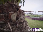 Joven pelirroja peruana de vagina estrecha es pillada por las calles de Lima Perú 4/16