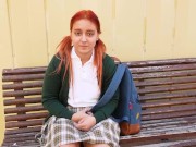 Young redhead Natalyy Hott experience her first fuck with a grandpa! 2/16