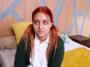 Young redhead Natalyy Hott experience her first fuck with a grandpa! 7/16