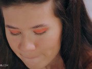 ULTRAFILMS Gorgeous brunette model Evelin Elle getting fucked by her lover in the bathtub 1/16