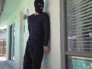 Busty Mature Babe Fucks Mask Wearing Stalker 7/16